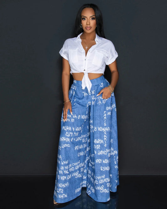 Let’s Travel Palazzo Pants